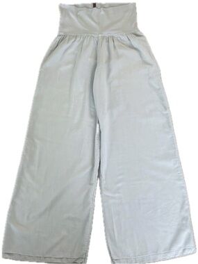 Hard Tail | Roll down double layer Voila Pants | Cloud Gray | sz M |